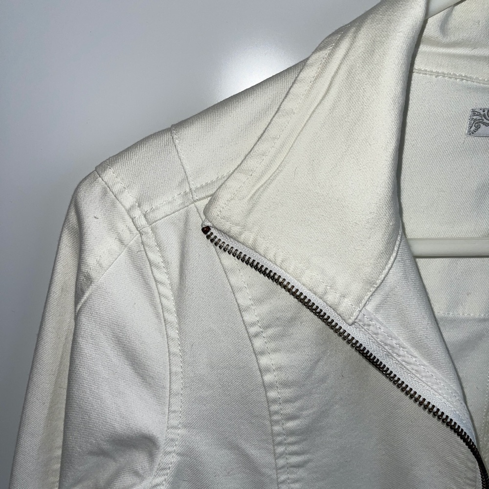 Prana denim zip jacket Size Medium - Picture 2 of 11